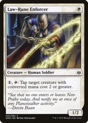 Law-Rune Enforcer<br /><span class="collector-number">Collector No. 20</span>