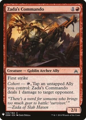 Zada's Commando<br /><span class="collector-number">Collector No. OGW-120</span>