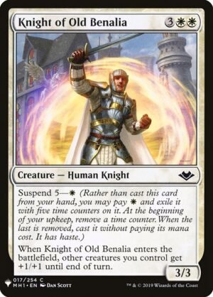 Knight of Old Benalia<br /><span class="collector-number">Collector No. MH1-17</span>