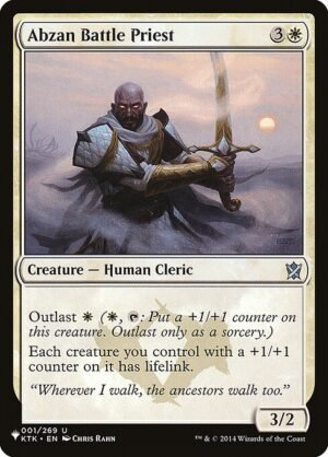 Abzan Battle Priest<br /><span class="collector-number">Collector No. KTK-1</span>