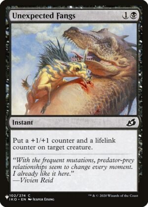 Unexpected Fangs<br /><span class="collector-number">Collector No. IKO-102</span>