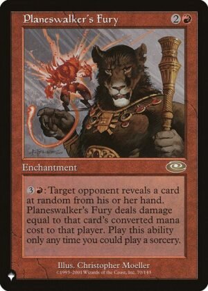 Planeswalker's Fury<br /><span class="collector-number">Collector No. PLS-70</span>