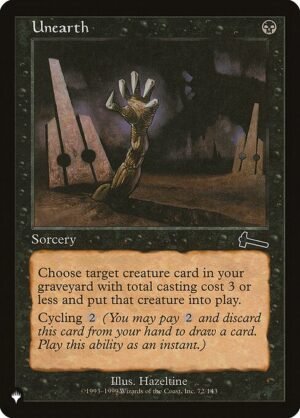 Unearth<br /><span class="collector-number">Collector No. ULG-72</span>