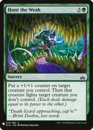 Hunt the Weak<br /><span class="collector-number">Collector No. RIX-133</span>