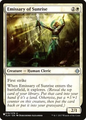 Emissary of Sunrise<br /><span class="collector-number">Collector No. XLN-10</span>