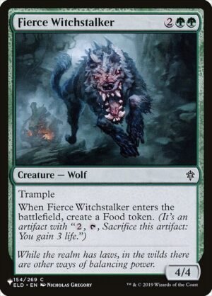 Fierce Witchstalker<br /><span class="collector-number">Collector No. ELD-154</span>