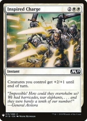 Inspired Charge<br /><span class="collector-number">Collector No. M19-15</span>