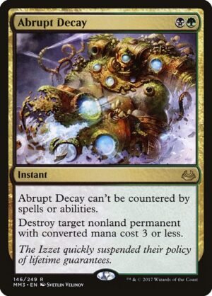 Abrupt Decay - Foil<br /><span class="collector-number">Collector No. 146</span>