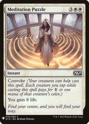 Meditation Puzzle<br /><span class="collector-number">Collector No. M15-19</span>