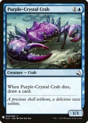 Purple-Crystal Crab<br /><span class="collector-number">Collector No. GS1-3</span>