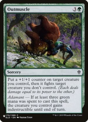 Outmuscle<br /><span class="collector-number">Collector No. ELD-170</span>