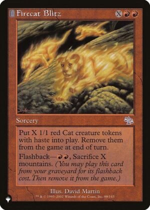 Firecat Blitz<br /><span class="collector-number">Collector No. JUD-88</span>