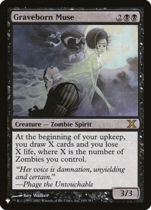 Graveborn Muse<br /><span class="collector-number">Collector No. 10E-145</span>