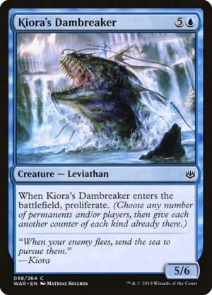 Kiora's Dambreaker<br /><span class="collector-number">Collector No. 58</span>