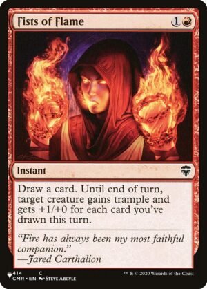 Fists of Flame<br /><span class="collector-number">Collector No. CMR-414</span>