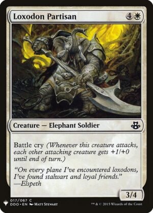 Loxodon Partisan<br /><span class="collector-number">Collector No. DDO-17</span>