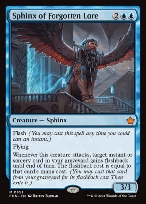 Sphinx of Forgotten Lore<br /><span class="collector-number">Collector No. 51</span>