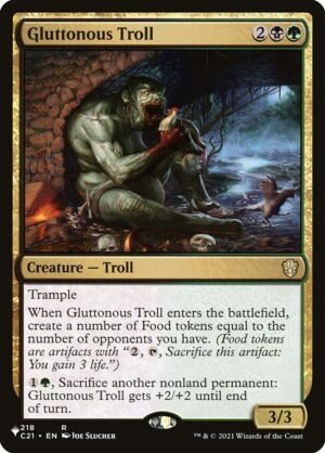 Gluttonous Troll<br /><span class="collector-number">Collector No. C21-218</span>