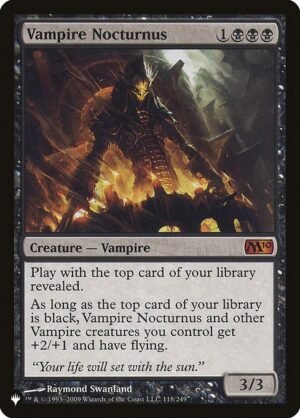 Vampire Nocturnus<br /><span class="collector-number">Collector No. M10-118</span>