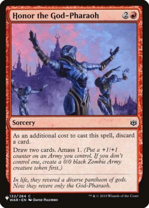 Honor the God-Pharaoh<br /><span class="collector-number">Collector No. WAR-132</span>
