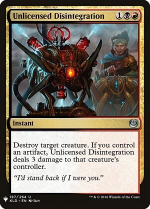 Unlicensed Disintegration<br /><span class="collector-number">Collector No. KLD-187</span>