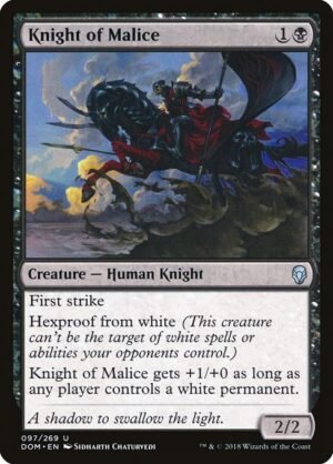 Knight of Malice<br /><span class="collector-number">Collector No. 97</span>