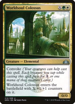 Worldsoul Colossus<br /><span class="collector-number">Collector No. 215</span>