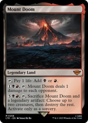 Mount Doom<br /><span class="collector-number">Collector No. 258</span>