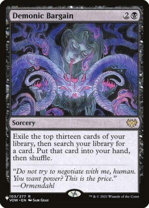 Demonic Bargain<br /><span class="collector-number">Collector No. VOW-103</span>