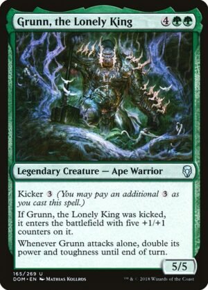 Grunn, the Lonely King<br /><span class="collector-number">Collector No. 165</span>