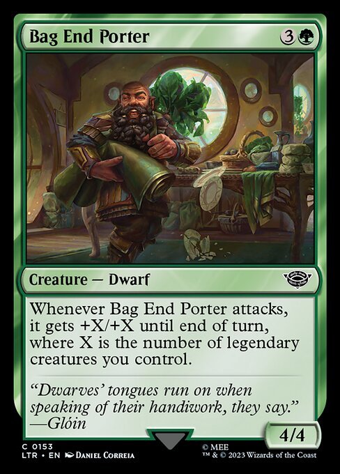 Bag End Porter<br /><span class="collector-number">Collector No. 153</span>
