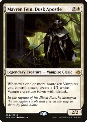 Mavren Fein, Dusk Apostle<br /><span class="collector-number">Collector No. 24p</span>