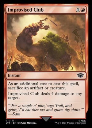 Improvised Club<br /><span class="collector-number">Collector No. 137</span>