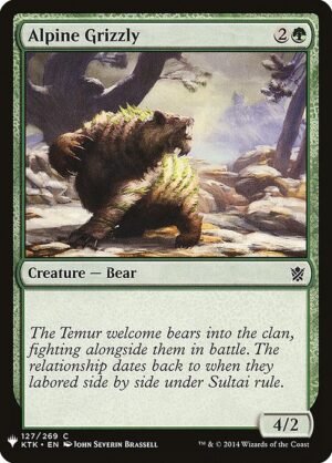 Alpine Grizzly<br /><span class="collector-number">Collector No. KTK-127</span>