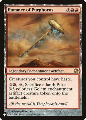 Hammer of Purphoros<br /><span class="collector-number">Collector No. THS-124</span>