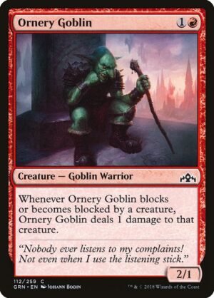 Ornery Goblin<br /><span class="collector-number">Collector No. 112</span>