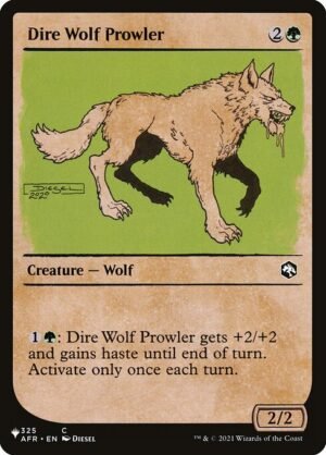 Dire Wolf Prowler<br /><span class="collector-number">Collector No. AFR-325</span>