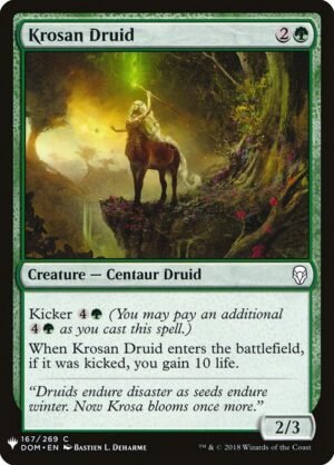 Krosan Druid<br /><span class="collector-number">Collector No. DOM-167</span>