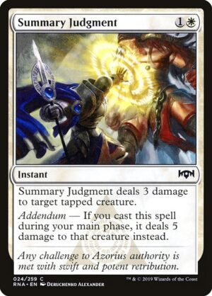Summary Judgment<br /><span class="collector-number">Collector No. 24</span>