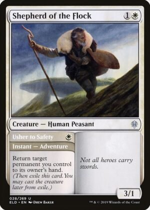 Shepherd of the Flock // Usher to Safety<br /><span class="collector-number">Collector No. 28</span>