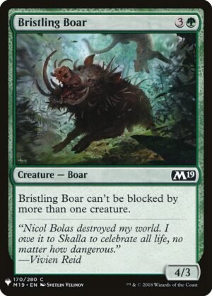 Bristling Boar<br /><span class="collector-number">Collector No. M19-170</span>