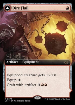Dire Flail // Dire Blunderbuss - Foil<br /><span class="collector-number">Collector No. 374</span>
