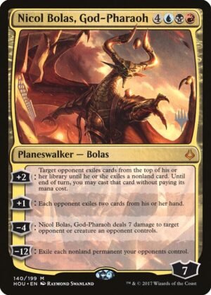 Nicol Bolas, God-Pharaoh - Foil<br /><span class="collector-number">Collector No. 140p</span>