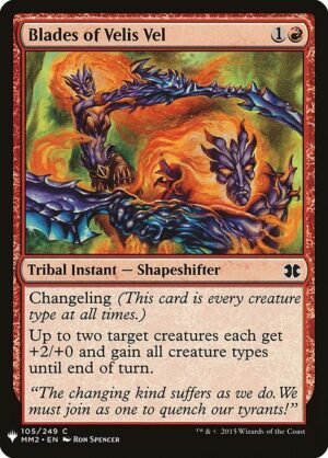 Blades of Velis Vel<br /><span class="collector-number">Collector No. MM2-105</span>