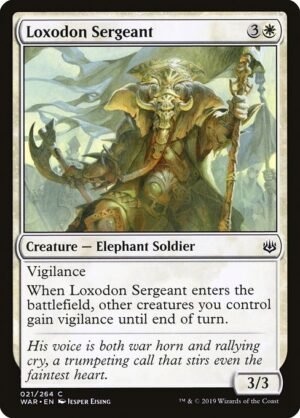 Loxodon Sergeant<br /><span class="collector-number">Collector No. 21</span>