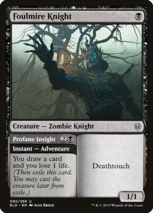 Foulmire Knight // Profane Insight<br /><span class="collector-number">Collector No. 90</span>