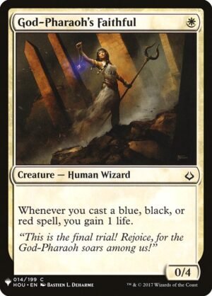 God-Pharaoh's Faithful<br /><span class="collector-number">Collector No. HOU-14</span>