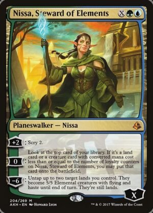 Nissa, Steward of Elements<br /><span class="collector-number">Collector No. 204</span>
