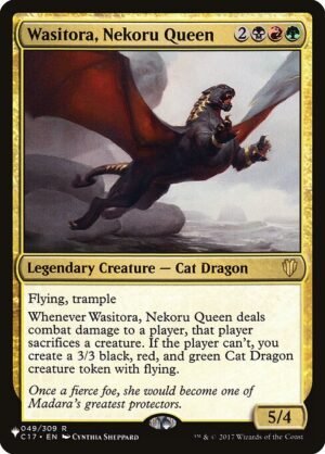 Wasitora, Nekoru Queen<br /><span class="collector-number">Collector No. C17-49</span>