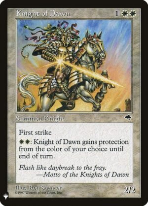 Knight of Dawn<br /><span class="collector-number">Collector No. TMP-26</span>